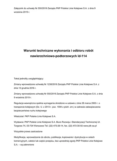 WBUDOWYWANIE PODSYPKI Warunki techniczne wykonania i odbioru robót