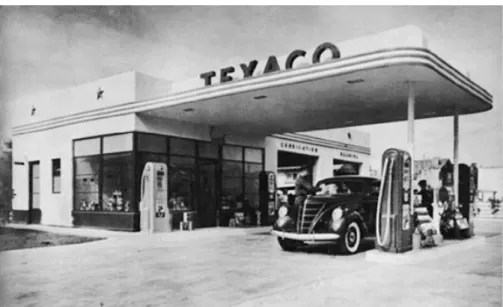 Fig. 2 – Gasolinera Texaco diseñada por Walter Dorwin Teague