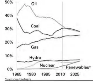 Figura 5  - Utilização das Fontes Primárias de Energia no Mix Energético Global