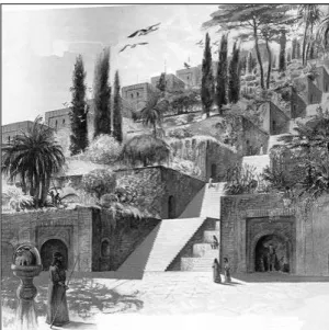 Fig. 2.1 – Representação dos jardins suspensos da Babilónia  Fonte: http://kolyan.net/index.php?newsid=25599