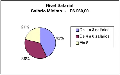 GRÁFICO 5 -  Nível salarial 