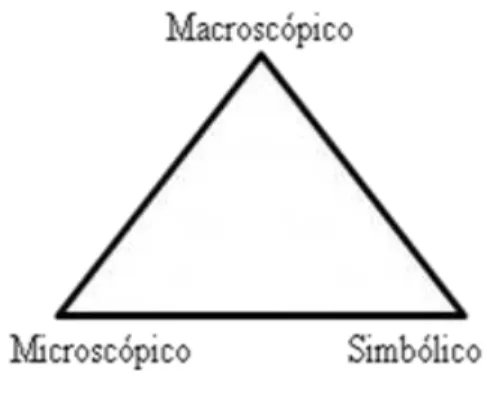 Figura 9.  Níveis de representação de Jonhstone (1993; 2006) 