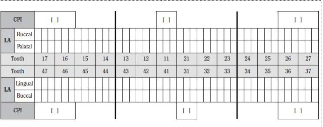 Figura 3. Tabela de registo do índice CPI e PI  (retirado de U. L. I &amp; Union, 2008) 