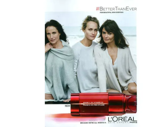 Figure 2. L’Oreal Revitalift Advertisment 2016 (Image Courtesy of The Advertising Archives, 2016)