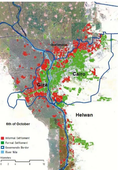 Figure 3 . Greater Cairo’s legal and illegal urbanization 2