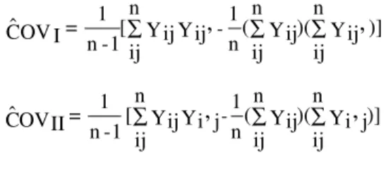 Table V - Analysis of variance of two-way tables representing s diagonals of group I. Source d.f