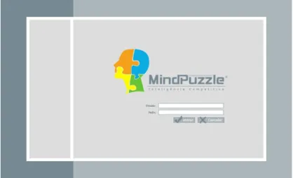 Figura 7  –  Tela inicial do sistema MindPuzzle  Fonte: sistema MindPuzzle 