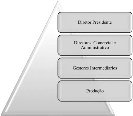 Figura 1: Hierarquia Prescrita  4.1.2 - Trabalho Real 