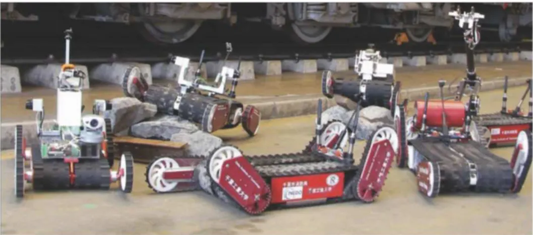 Figure 2.1: Robots used for inspection at Fukushima plant after disaster [8].