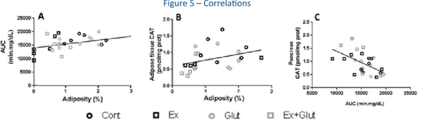 Figure 6 – Effect of association of L-glutamine   supplementation in animals submitted to moderate  aerobic training on gastrocnemius HSP70 expression