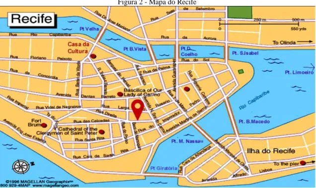Figura 2 - Mapa do Recife 