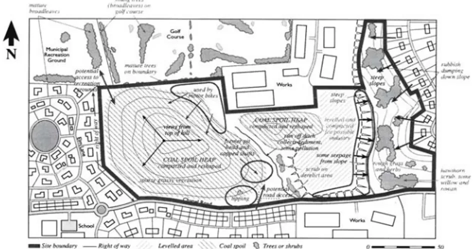 Fig. 6.14b. The existing landscapeFig. 6.14a. The existing landscape