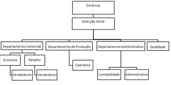 Figura 3: Organigrama da empresa 