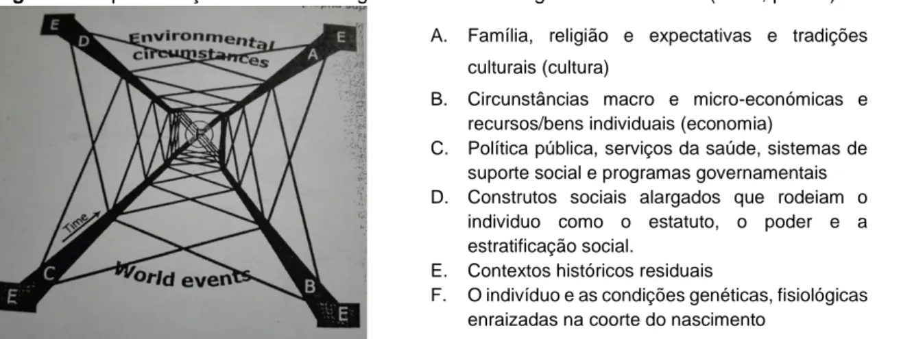 Figura 2. Representação da Teoria Integrada da Gerontologia Social de Bass (2009, p. 362) A