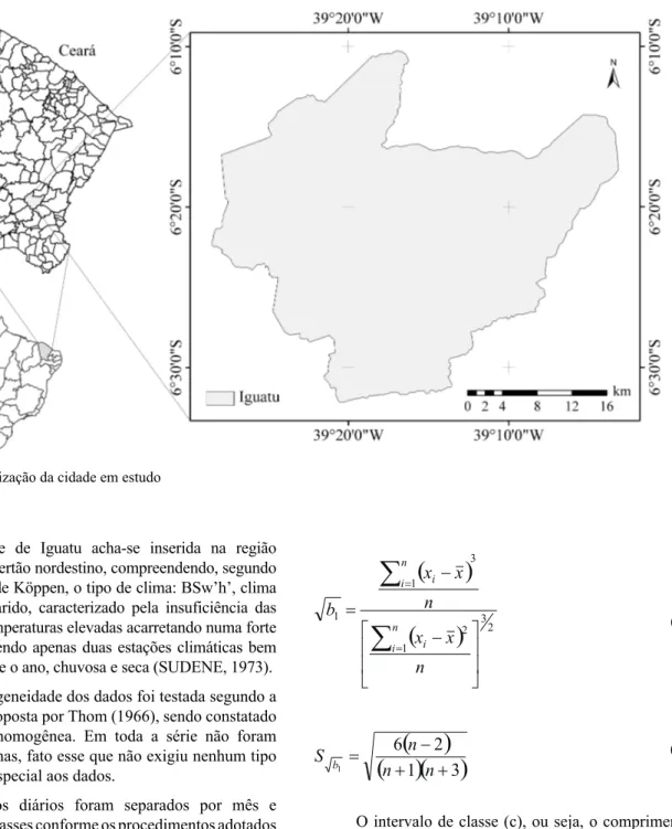 Figura 2 − Localização da cidade em estudo