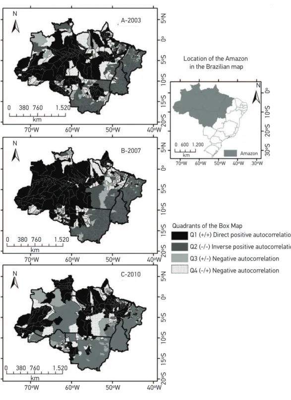 Figure 2. Box Map for the proportion of epidemic months in the cities of the endemic area