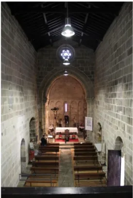 Fig. 4.15- Igreja de Cete (interior). [Fotografia do autor]  