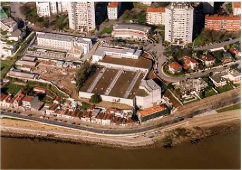 Figura 16 – Vista aérea da ETAR de Sobreiras e estuário do Douro ( www.ambienteportugal.com, acedido a 2011/06/30) 