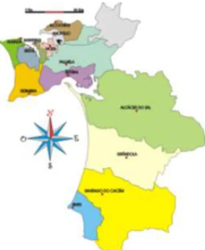 Figura 1 - Mapa Administrativo do Distrito de Setúbal 