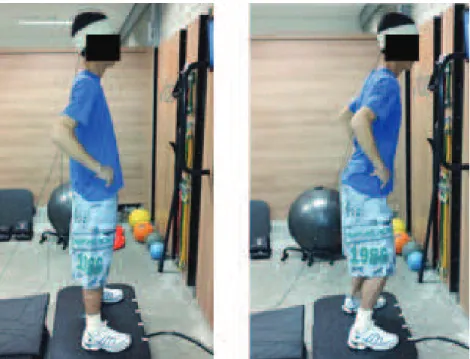 Figure 1. Body positions adopted during data acquisition. EP: extended position; FP: lexed position.