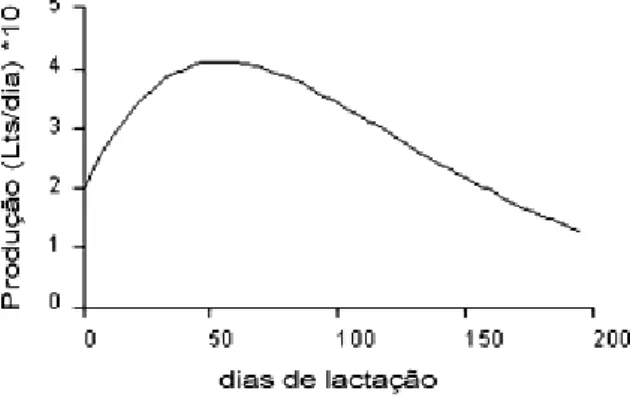 Figura 1 – Curva de Lactação t
