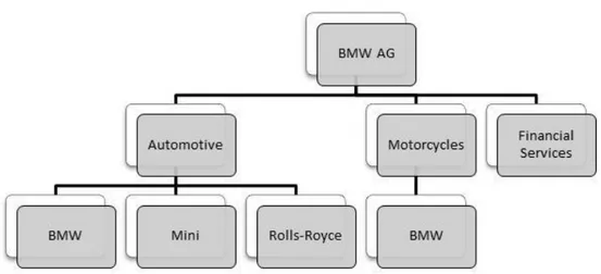 Figure 2 – BMW’s Business Structure 