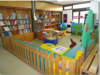 Figura 1 -  Hall do JI e Biblioteca