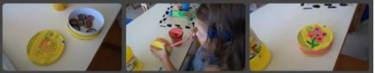 Figura 20 - Construção instrumentos/brinquedos