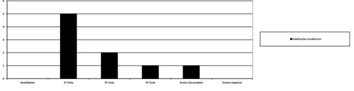 Gráfico 4 - Distribuição por habilitações académicas da família 