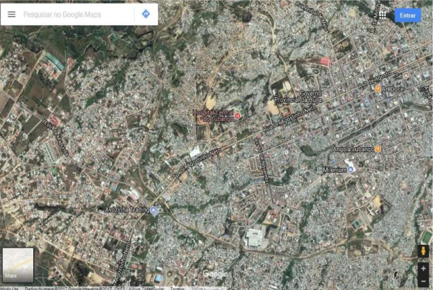 Figura 4 - Mapa da Cidade do Lubango 
