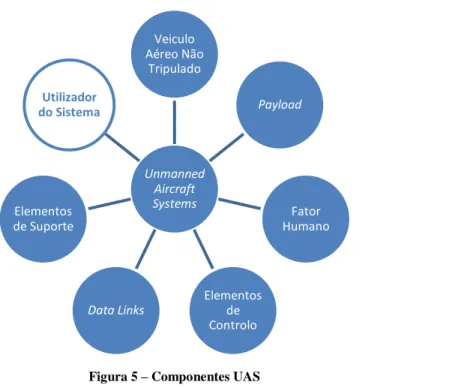Figura 5 – Componentes UAS  Fonte: Adaptado a partir de JAPCC (2010) 