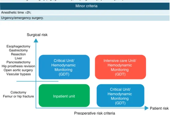 Figure 1 Matrix for the definition of high risk patients. 35 limitations related to functional hemodynamic parameters