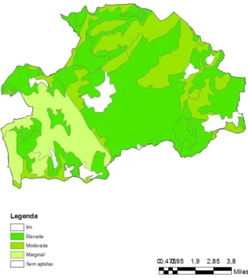 Figura 12 - Carta de Aptidão Florestal 