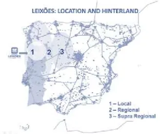Figure 1: Location and Hinterland (adapted from APDL’s document)