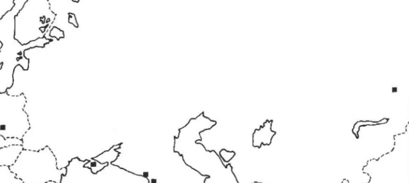 Fig.  2.  - Repartition  geographique  de  Megasligmus  suspeCIUS,  formes  suspeclUs  et  pinsapinis