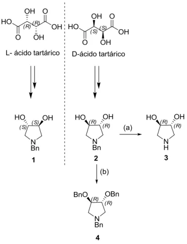 Figura  8  –  Via  sintética  utilizada  para  síntese  das  moléculas  alvo.  As  condições  utilizadas  foram:  (a)  Etanol, Pd(0) EnCat 30NP, H 2 , 50 C, 24h; (b) Brometo de benzilo, NaH, DMF, T