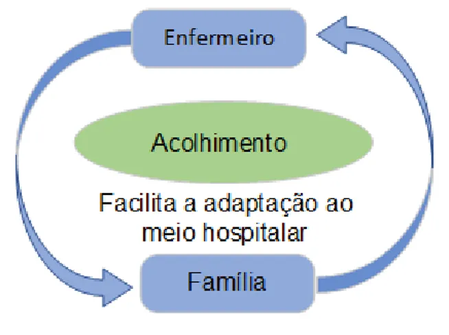 Figura 3. Acolhimento como adaptação ao meio hospitalar  