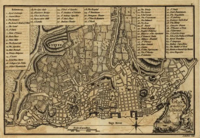 Fig. 1 – Planta da cidade de Lisboa, 1771 (GEO-CML).