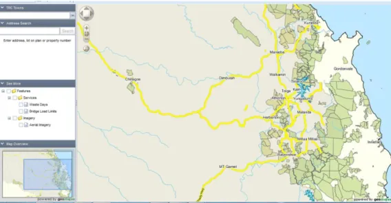 Figura 15 - Tablelands Regional Council in Austrália (Geomajas, 2011) 