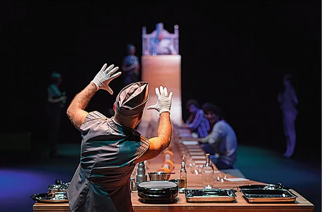 Figura 2 – “Cenografia de Catarina Barros para Pantagruel, Teatro Experimental do Porto,  2015” Fonte: 15