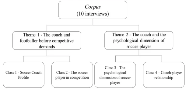 Figure 1. Hierarchical representation of themes and classes. 