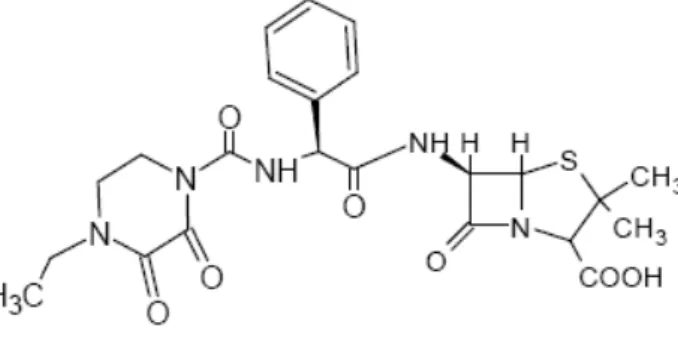 Figura 10: Estrutura química da ticarcilina.
