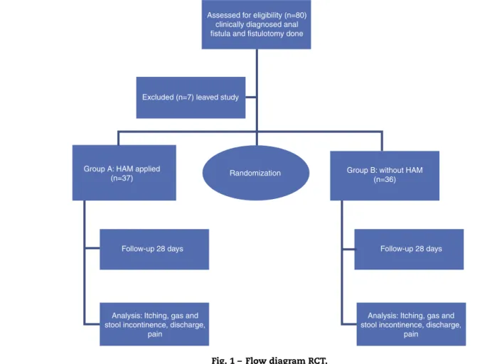 Fig. 1 – Flow diagram RCT.