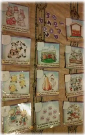 Figura 5 - Material de jogo dos números da primavera. 