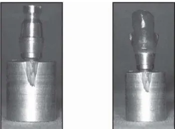 FIGURE 2- Marginal measurement at abutment-cylinder interface
