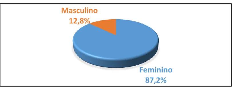 Gráfico 1. Distribuição dos Enfermeiros por Sexo 