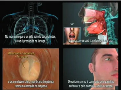 Figure 1- Study Object, CD-ROM Virtual Man Voice Assessment and Virtual Man Hearing Assessment