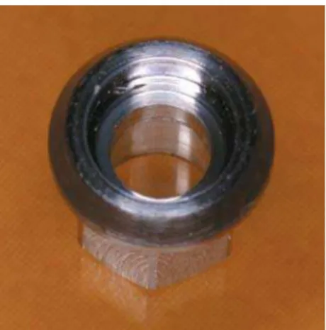 Figure 2- One of the ends of the custom-made wrench that 