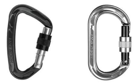 Figure 11 Mad Rock screw gate carabiners. Images from  https://madrock.com/collections/hardware?page=1