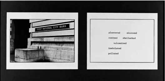 Fig. 32 : Martha Rosler, The Bowery in two inadequate descriptive  systems, 1974–75